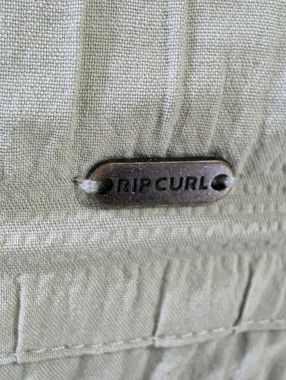 RIP CURL Cala Nights Lightweight Smocked Seersucker Mini Summer Sundress. XXS